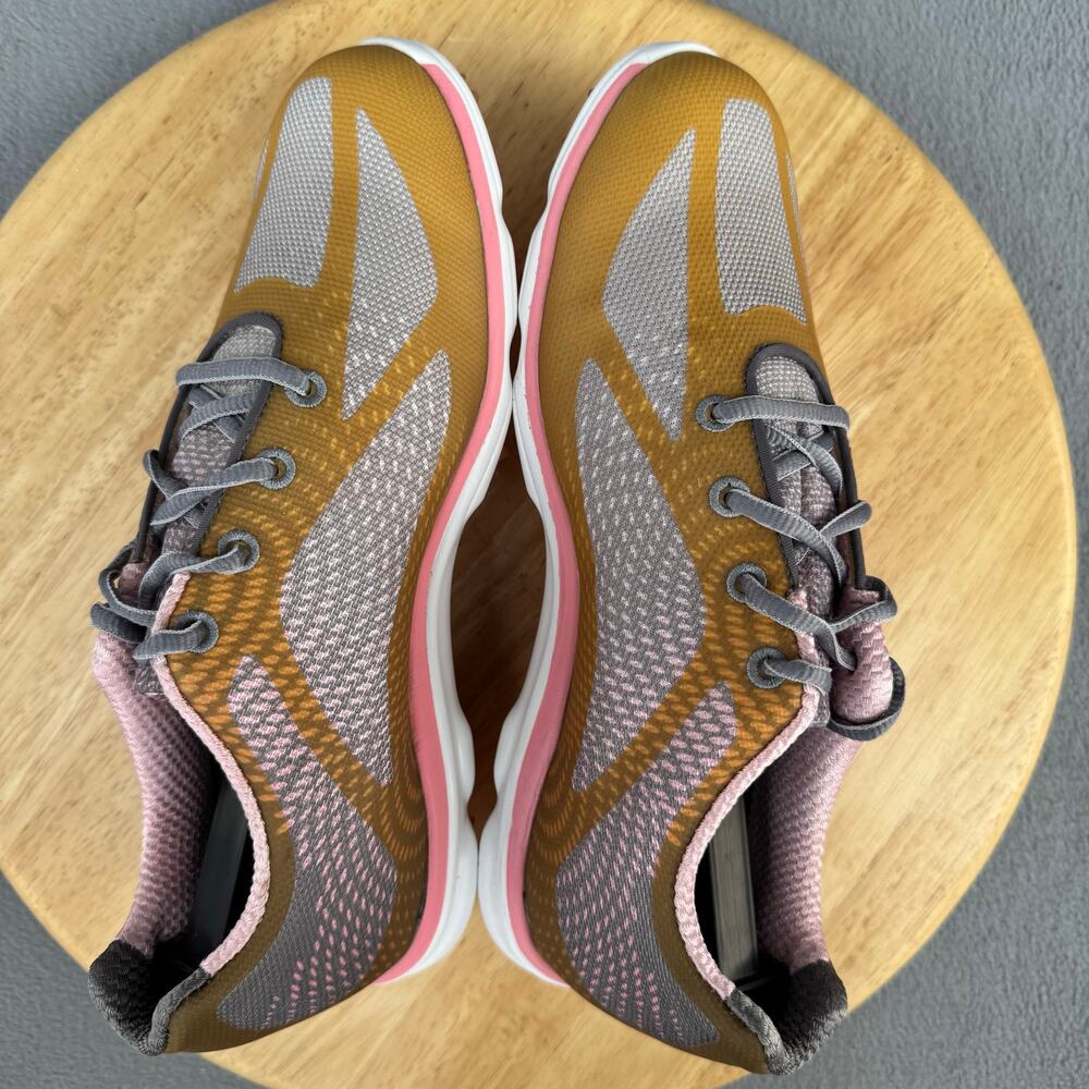 FootJoy Empower 9800 Gold/Gray/Pink Lace-Up Golf Shoes Women’s Size 8N US - Picture 5 of 8